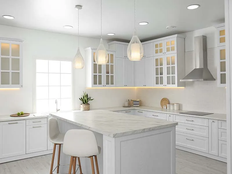 white kitchen